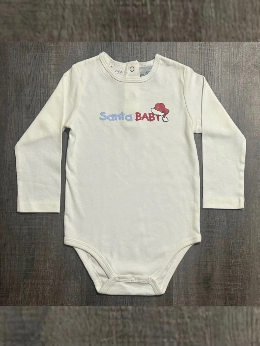 💞 New Baby & Toddler Size 24 Months Santa Baby Christmas Holiday Onesie Bodysuit